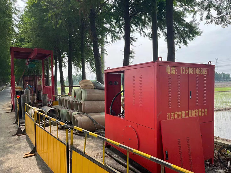 img of 上海螺旋頂管機工地